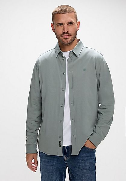 STREET ONE MEN Langarmhemd aus reiner Baumwolle günstig online kaufen