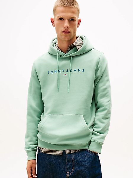 Tommy Jeans Hoodie "TJM REG LINEAR LOGO HOODIE EXT" mit Logo-Stickerei günstig online kaufen