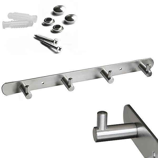 Feel2Home Wandgarderobe Garderobe 4 Haken Wandgarderobe günstig online kaufen