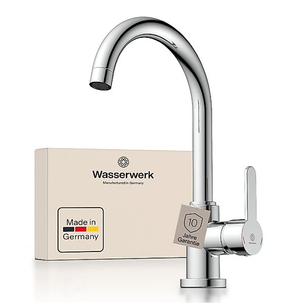 WASSERWERK Spültischarmatur »WK 5, Wasserhahn, Küche, Einhebelmischer« 360° günstig online kaufen