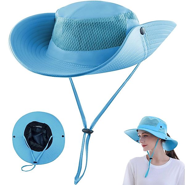 ZEUOPQ Sonnenhut Fischerhut verstellbar Sonnenhut(55-60cm) UV-beständig günstig online kaufen