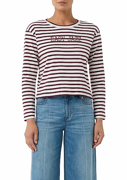comma casual identity Sweatshirt, taillenbedeckt günstig online kaufen
