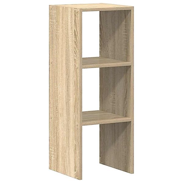 vidaXL Fächerschrank Bücherregal Stapelbar Sonoma-Eiche 30x30x80 günstig online kaufen