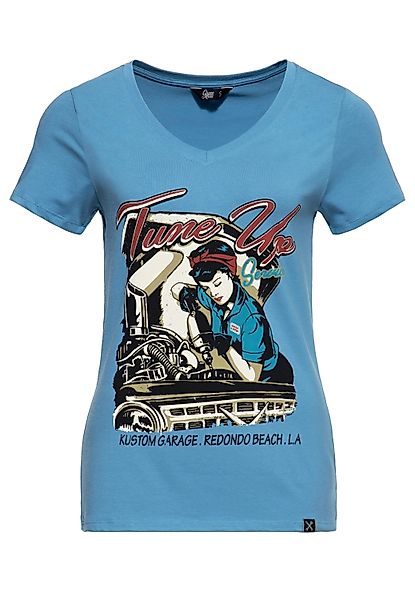 QueenKerosin Print-Shirt Tune Up (1-tlg) mit günstig online kaufen