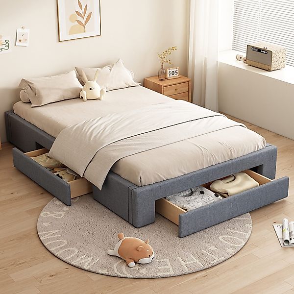STILVORA Polsterbett 140×200 mit matratze und günstig online kaufen