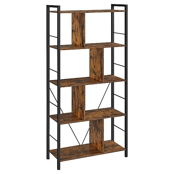 VASAGLE Bücherregal Standregal, mit 5 Ebenen, günstig online kaufen