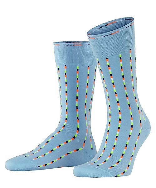 Burlington Pinstripe Herren Socken, 40-46, Blau, Baumwolle, 21932-629002 günstig online kaufen