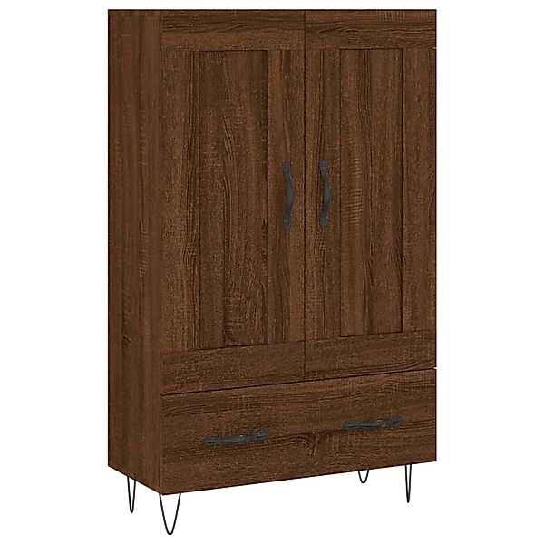 vidaXL Highboard Braun Eichen-Optik 69,5x31x115 cm Holzwerkstoff 830323 günstig online kaufen