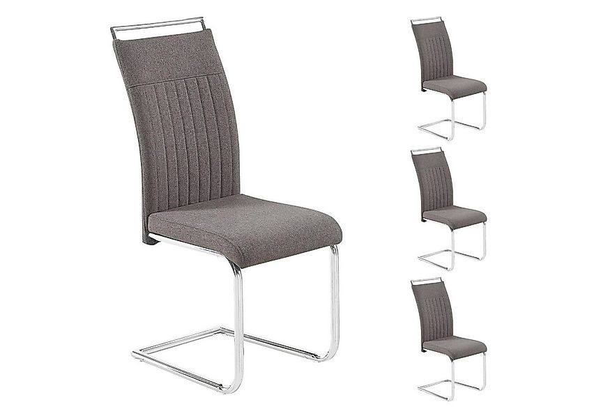 CARO-Möbel Esszimmerstuhl ERICA (4 St), Esszimmerstuhl 4er Set Küchenstuhl günstig online kaufen