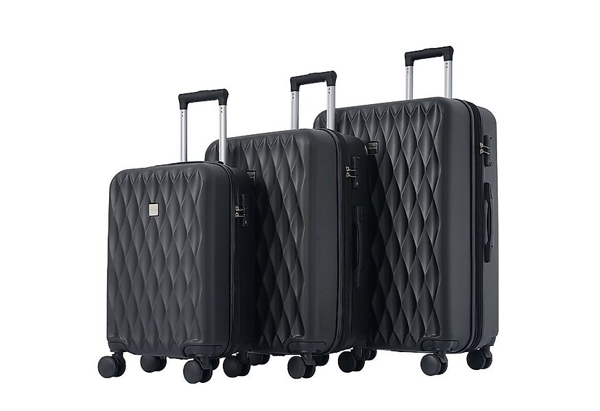 OKWISH Kofferset Reisekoffer Trolleyset, 4 Rollen, (Hartschalentrolley Set günstig online kaufen