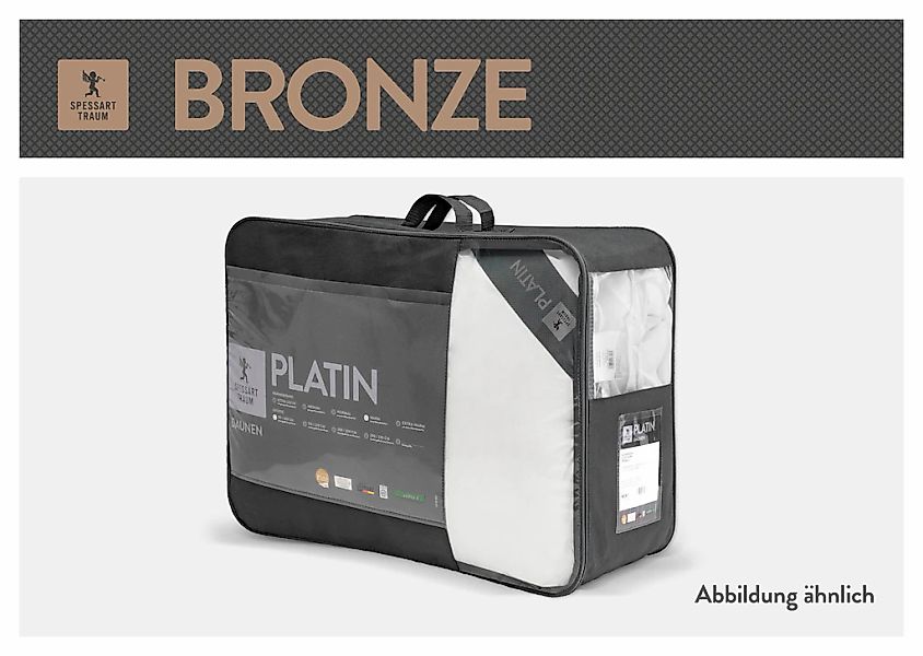 SPESSARTTRAUM Baumwollbettdecke »Bronze«, extrawarm, (1 St.), hergestellt i günstig online kaufen