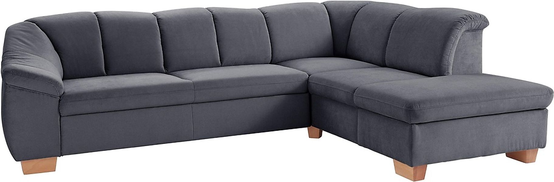 sit&more Ecksofa »Santo L-Form«, mit Federkern, wahlweise mit Bettfunktion günstig online kaufen