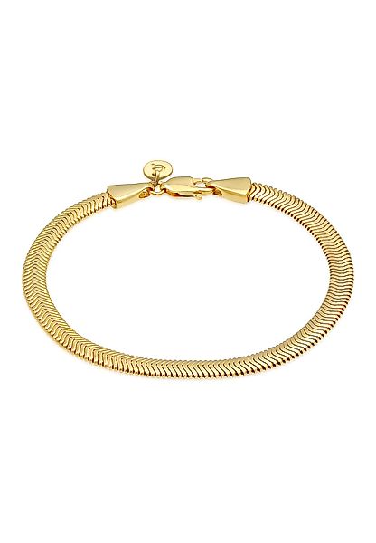 Elli Premium Armband Flach Elegant Schlangenkette günstig online kaufen