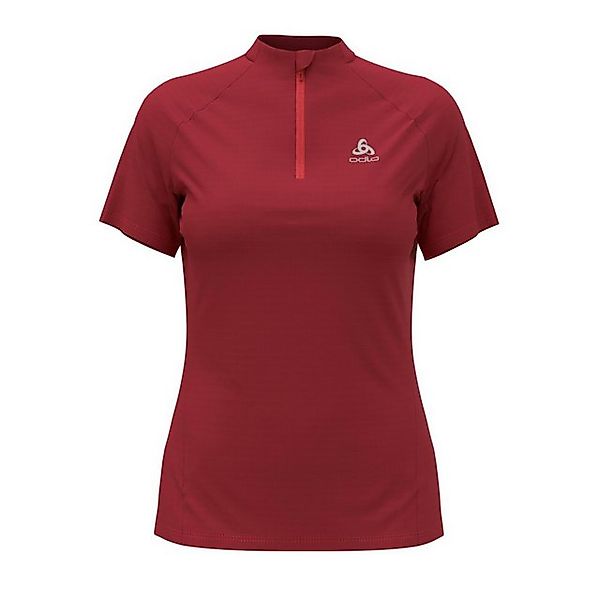 Odlo T-Shirt Odlo Damen T-Shirt Crew Neck s/s 1/2-Zip Trail Running Shirt 3 günstig online kaufen