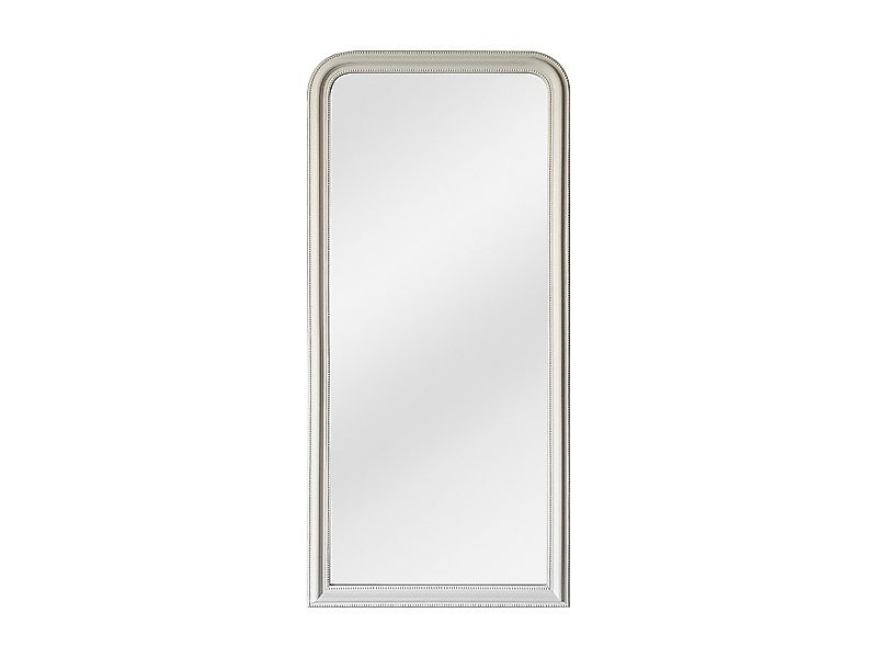 Großer Spiegel aus Paulownia-Holz - B. 80 x H. 180 cm - Mattweiß - HELOISE günstig online kaufen