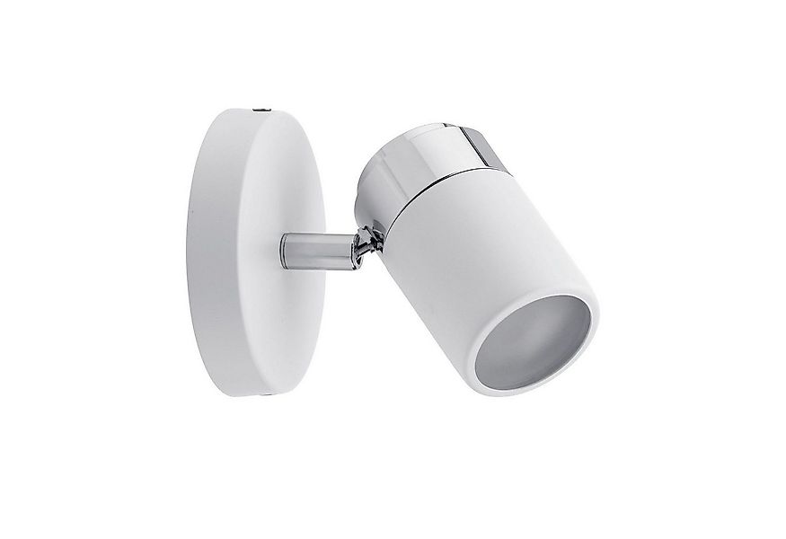 Paulmann Deckenleuchte Spotlight Zyli IP44 max. 1x10W Weiß/Chrom 230V Metal günstig online kaufen