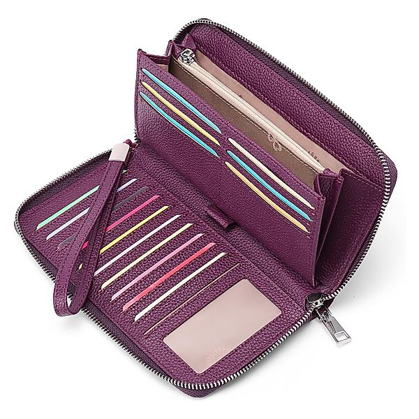 REDOM Geldbörse Damen Handytasche Portemonnaie Portmonee günstig online kaufen