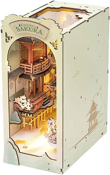 Robotime 3D-Puzzle Robotime Falling Sakura 3D Puzzle aus Holz Booknook DIY, günstig online kaufen