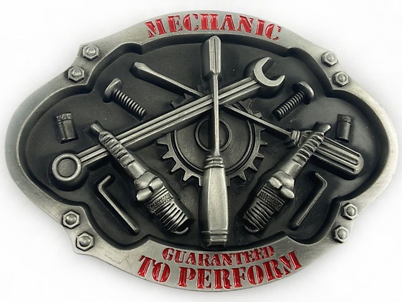 Ware aus aller Welt Gürtelschnalle KFZ Mechanicker / KFZ Schlosser Wechsels günstig online kaufen