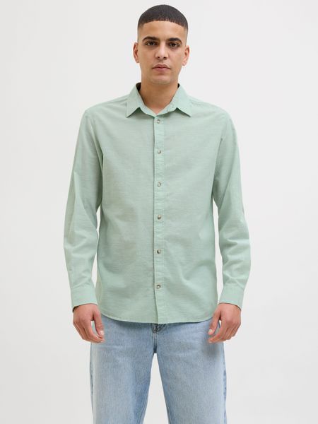 Jack & Jones Langarmhemd "JJESUMMER SHIRT LS SN" mit Hemdkragen günstig online kaufen