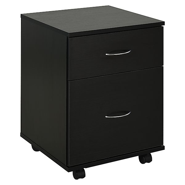 HOMCOM Kommode Rollcontainer auf Rollen 58cm schwarz   Aosom günstig online kaufen