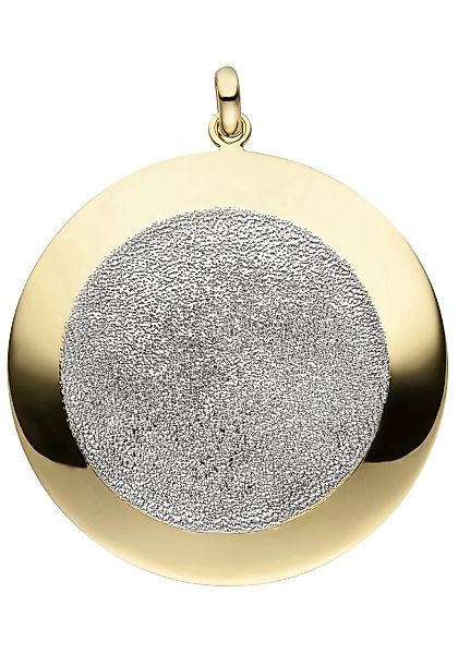 JOBO Kettenanhänger "Anhänger mit Glitzereffekt", 925 Silber vergoldet günstig online kaufen