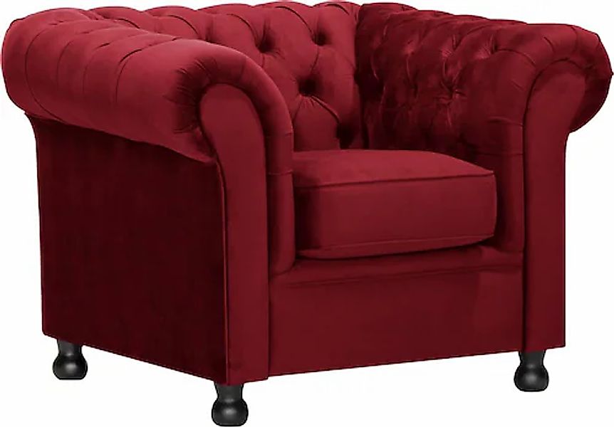 Home affaire Sessel "Chesterfield Home" mit edler Knopfheftung und typische günstig online kaufen
