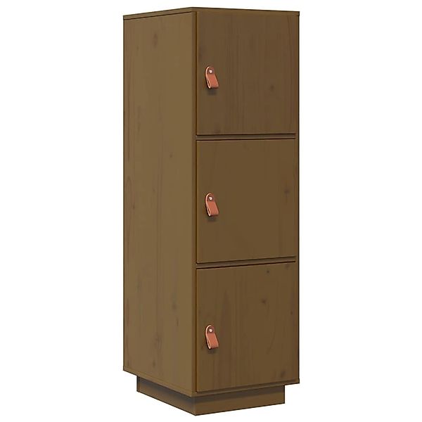 vidaXL Highboard Honigbraun 34x40x108,5 cm Massivholz Kiefer 820170 günstig online kaufen
