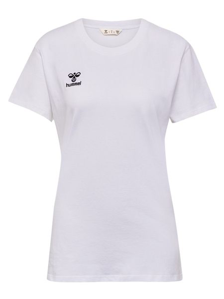 hummel T-Shirt Rundhalsausschnitt gesticktes Logo Regular günstig online kaufen