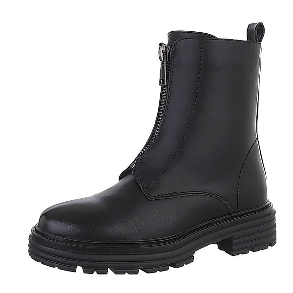 Ital-Design Damen Freizeit Plateaustiefelette (87531880) Blockabsatz günstig online kaufen