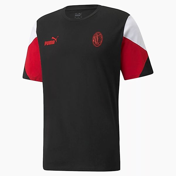 PUMA ACM FtblCulture Fußball-T-Shirt für Herren | Mit Aucun | Schwarz/Rot | günstig online kaufen