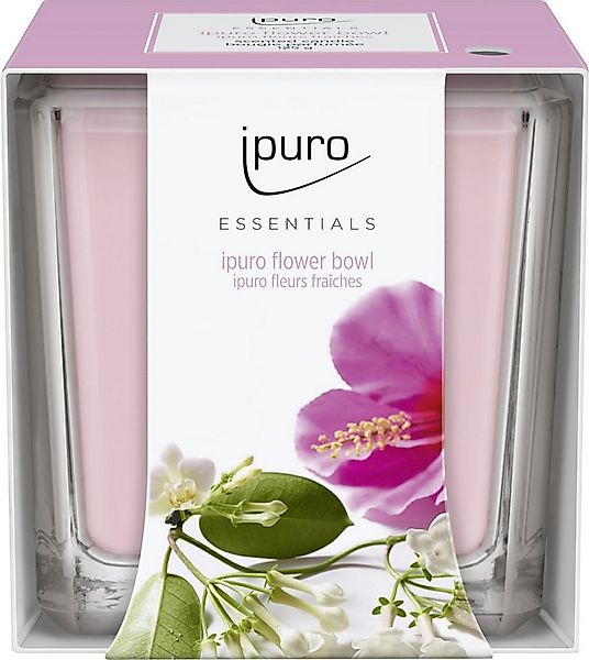 IPURO Duftkerze ipuro ESSENTIALS Duftkerze Flower Bowl 125 g günstig online kaufen