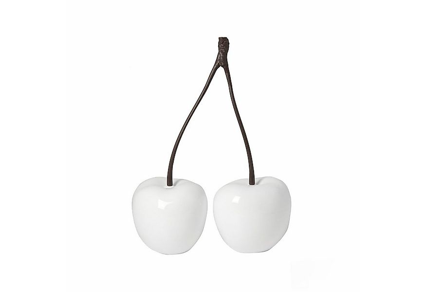 MamboCat Dekofigur Deko Doppelkirsche Weiß Dekofrucht Obst Kirsche Dekorati günstig online kaufen