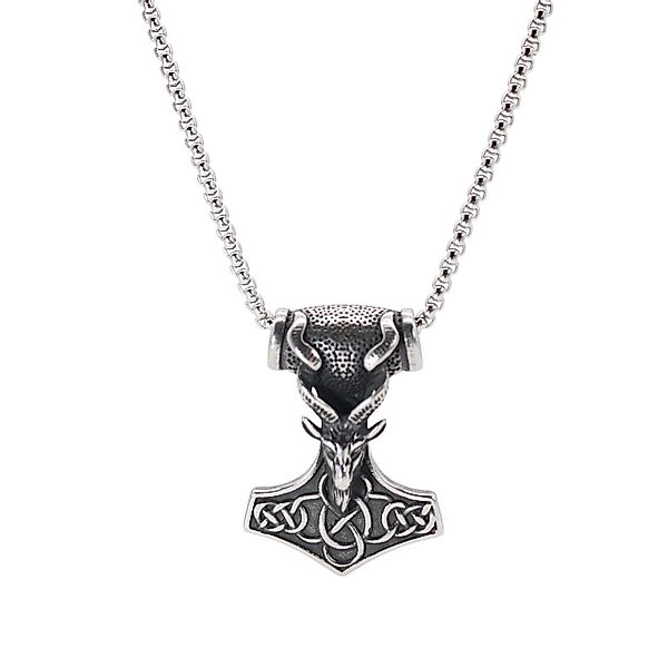 ELLAWIL Kette mit Anhänger Thor's Hammer günstig online kaufen