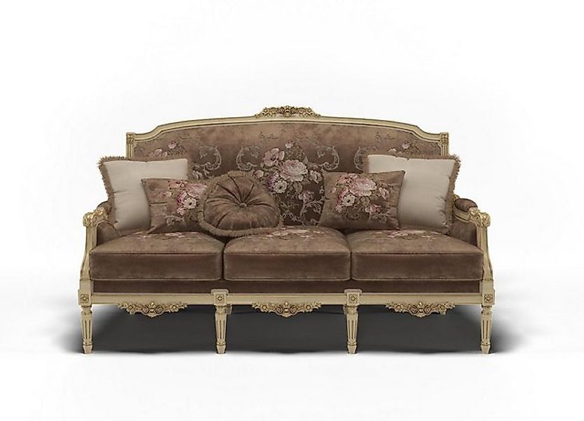 Xlmoebel Sofa Stoffsofa mit drei Sitzplätzen - Originaltextilcouch - Möbels günstig online kaufen