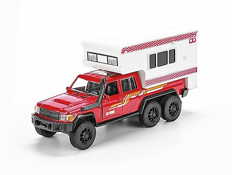Toi-Toys Modellauto WOHNMOBIL PICK-UP 15,5cm Wohnwagen mit Licht und Ton Rü günstig online kaufen