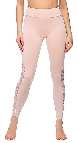 Merry Style Leggings Damen Lange Leggings mit Spitze MS10-309 (1-tlg) elast günstig online kaufen