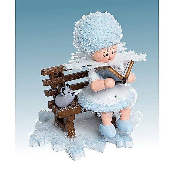 Kuhnert Dekofigur Kuhnert Schneeflöckchen Geschichtenerzähler, Handarbeit günstig online kaufen