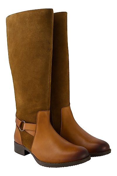 Ulla Popken Lederstiefel XL-Schaft Ledermix Weite günstig online kaufen
