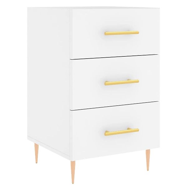 vidaXL Nachttisch Weiß 40x40x66 cm Holzwerkstoff 827644 günstig online kaufen