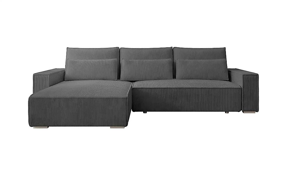 Ecksofa  Alice ¦ grau ¦ Maße (cm): B: 289 H: 80 Polstermöbel > Sofas > 3-Si günstig online kaufen