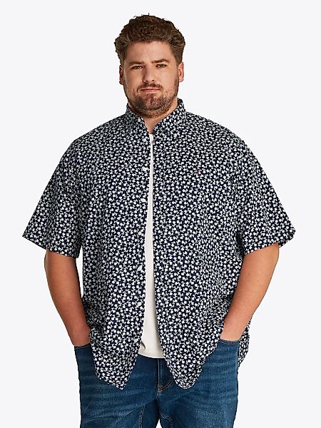 Tommy Hilfiger Big & Tall Kurzarmhemd "BT-LINEN BLEND MPRINT" mit Allover-P günstig online kaufen