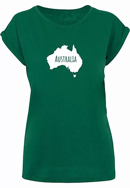 Merchcode T-Shirt Merchcode Damen Ladies Australia X Extended Shoulder Tee günstig online kaufen