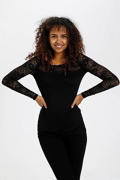 KAFFE Langarmbluse Langarm-Shirt Lacy günstig online kaufen