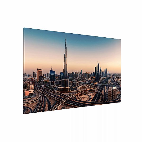 Magnettafel - Querformat 3:2 Abendstimmung in Dubai günstig online kaufen