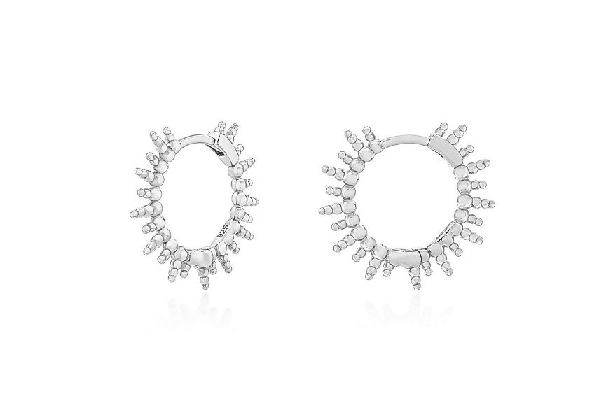 Brandlinger Paar Creolen Ohrringe Capri, Sonnenohrringe Silber 925 vergolde günstig online kaufen