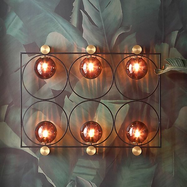 KARE Wandleuchte Balance Circle, Stecker, 122 cm, E27 günstig online kaufen