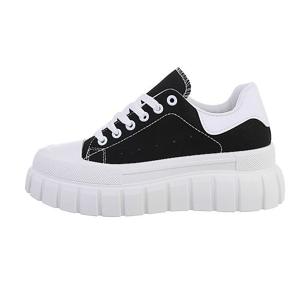 Ital-Design Damen Low-Top Freizeit Sneaker (82285714) Keilabsatz/Wedge Snea günstig online kaufen