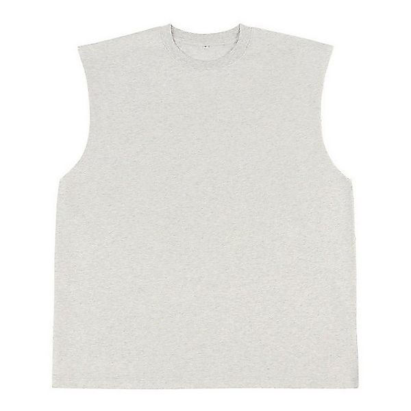 YRIIOMO T-Shirt Herren ärmellose Weste aus 100% synthetischer Polyester, lo günstig online kaufen