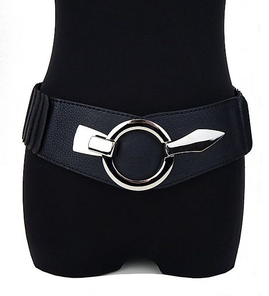 Ella Jonte Stretchgürtel schwarz silber Taillengürtel elastischer Gürtel 75 günstig online kaufen